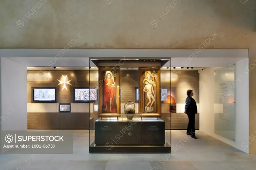 Museum Of The Order Of St John  Metaphor  London  2010  Interior Space With Central Display Cabinet