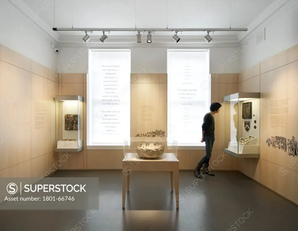 Museum Of The Order Of St John  Metaphor  London  2010  Interior Space With Display Cabinets