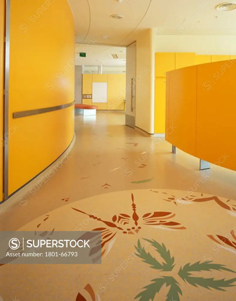 Evelina Childrens Hospital Interior - Abstract Painting On The Floor