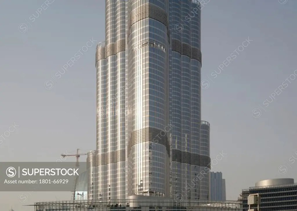 Burj Khalifa  S.O.M  Skidmore  Owings and Merrill  Dubai  Uae  2010  Detail Of Central Facade