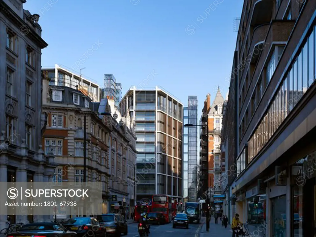One Hyde Park  Rshp  Rogers Stirk Harbour And Partners  Knightsbridge  2011  London  Rear From From Along Sloane Street