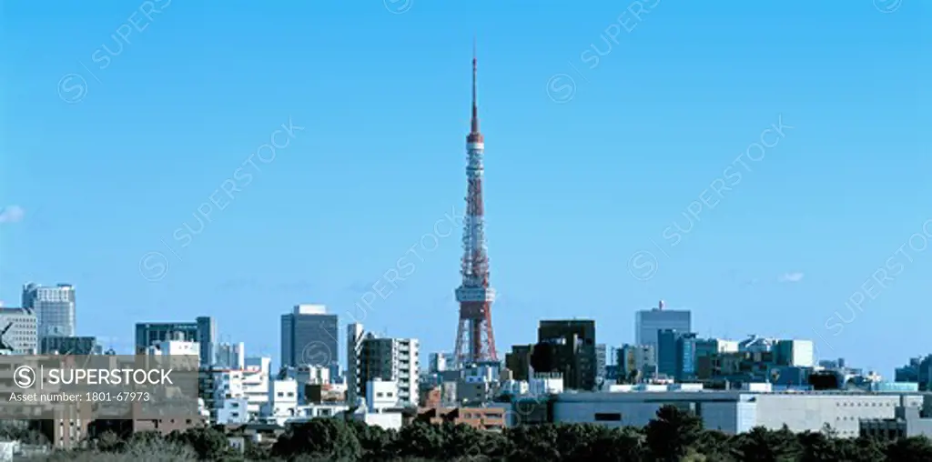 Tokyo Tower Tokyo Tower Distant Panorama