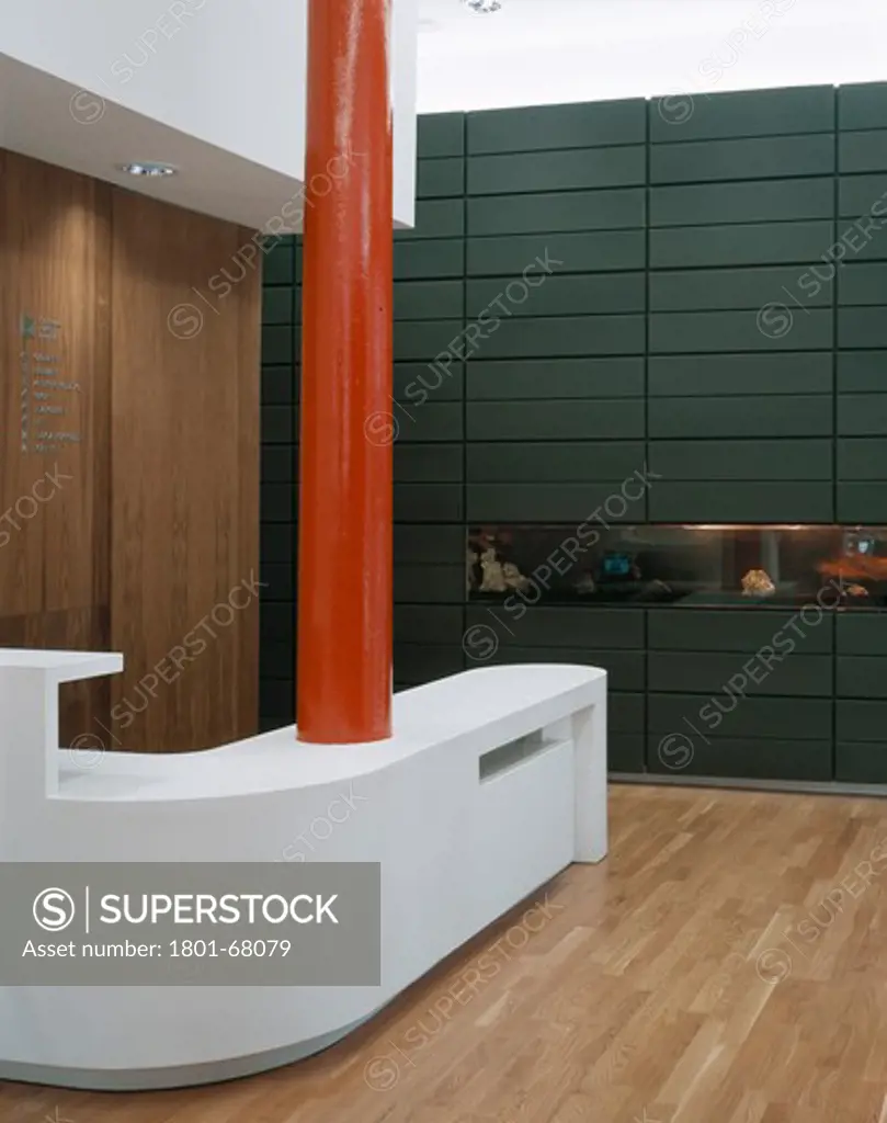 Chinese Arts Centre  Market Buildings Reception Desk And Fish Tank In Galvanised Wall
