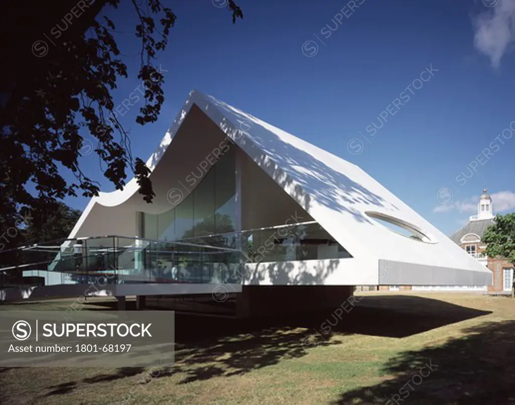 Serpentine Gallery Pavilion Overall View With Trees