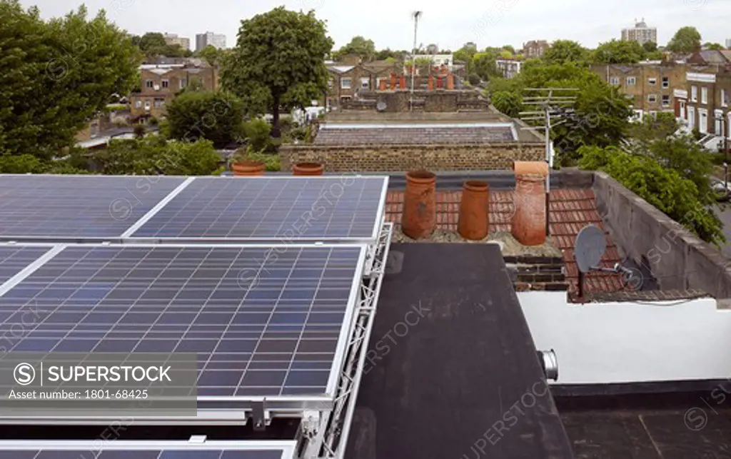 Solar Pv Panels  80% House  Culford Road  London  June 2010  Victorian Terrace With Radical Eco-Makeover