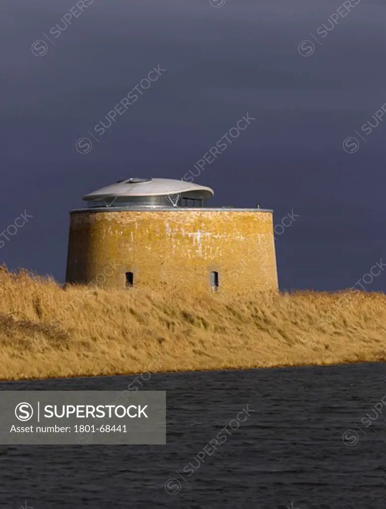 Martello Tower Y  Suffolk  Piercy Conner   2010   - Eary Morning Sun On Tower