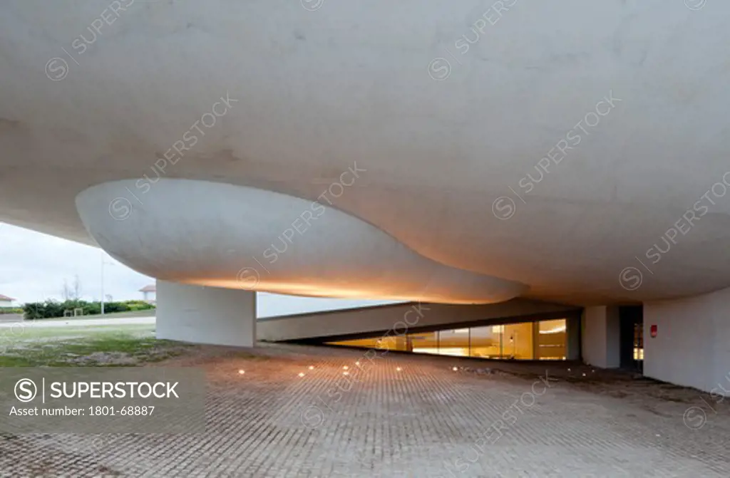 Undercarriage Of Sea And Surf Museum Designed By Steven Holl And Solange Fabiao.