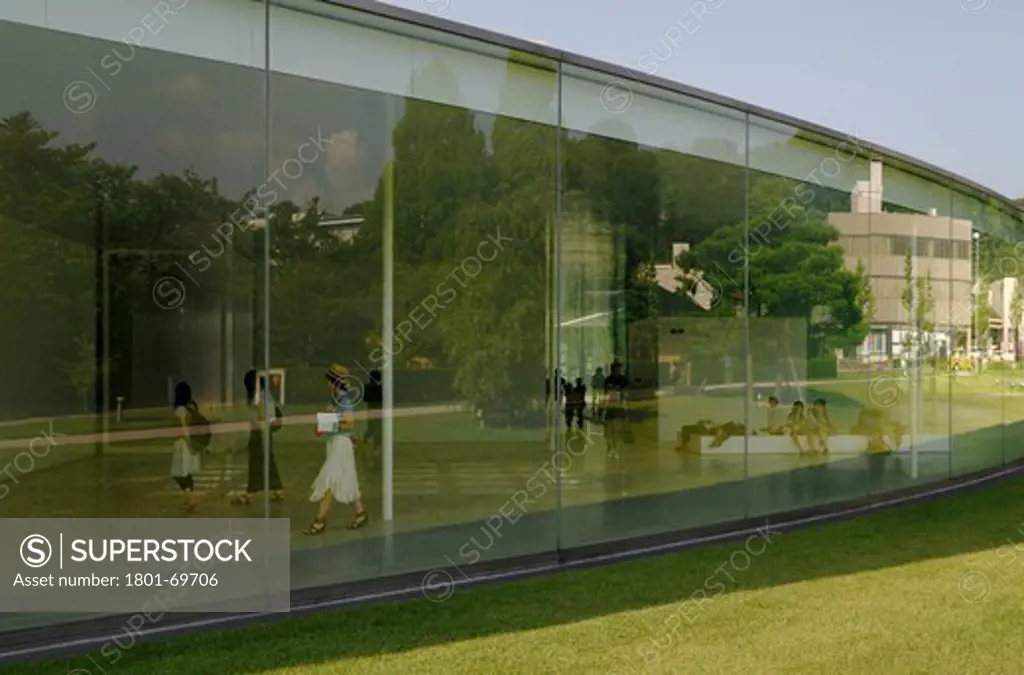 21St Century Museum Of Contemporary Art Sanaa Kazuyo Sejima , Ryue Nishizawa Kanazawa Japan 2004 Reflections On Glass