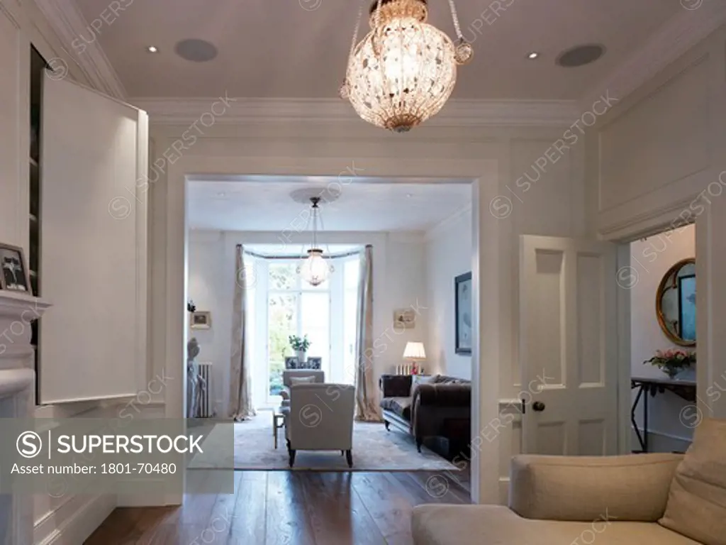 Living Area - Refurbished Victorian Family London Town House In Notting Hill