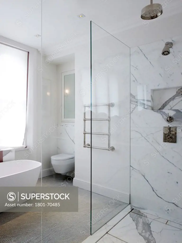 Bathroom  Shower - Refurbished Victorian Family London Town House In Notting Hill