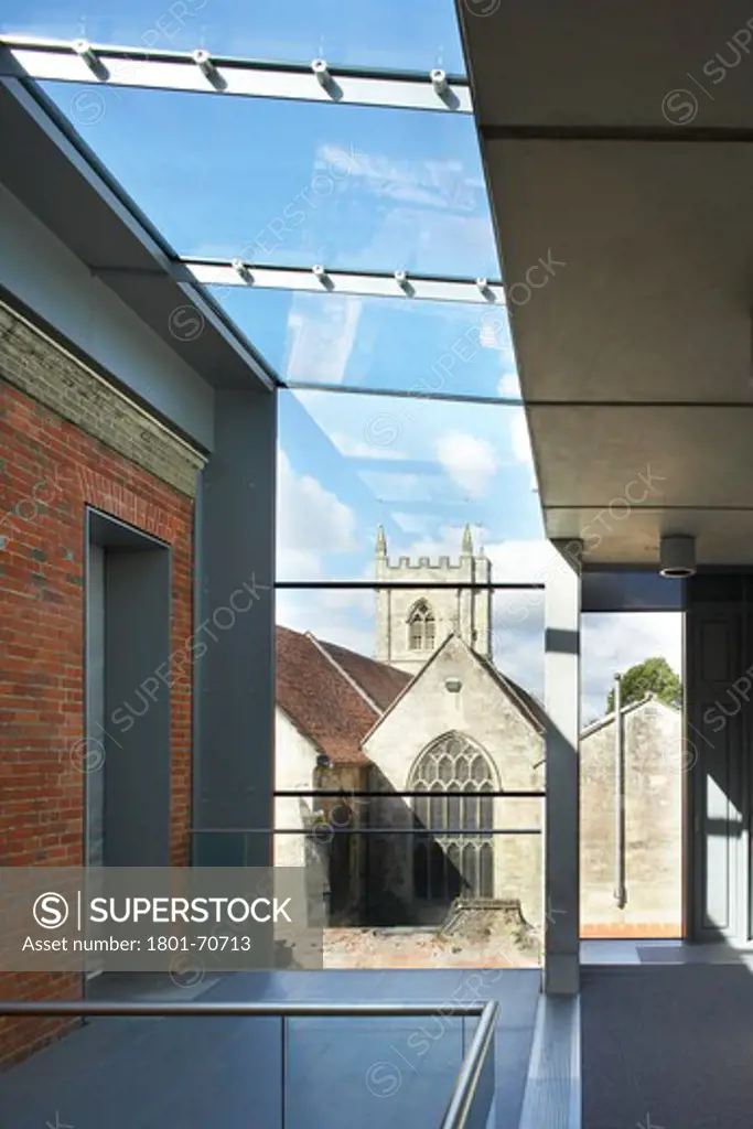 Bourne Hill Offices - Wiltshire County Council  Stanton Williams  Salisbury  2010  Walkway With Glass Roof