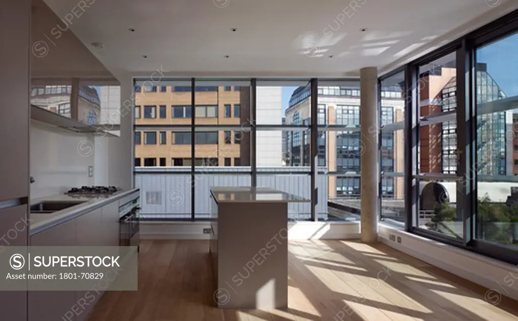 Apartment Kitchen Interior - Bear Pit  Mixed Use Living  Working And Retail By The Thames