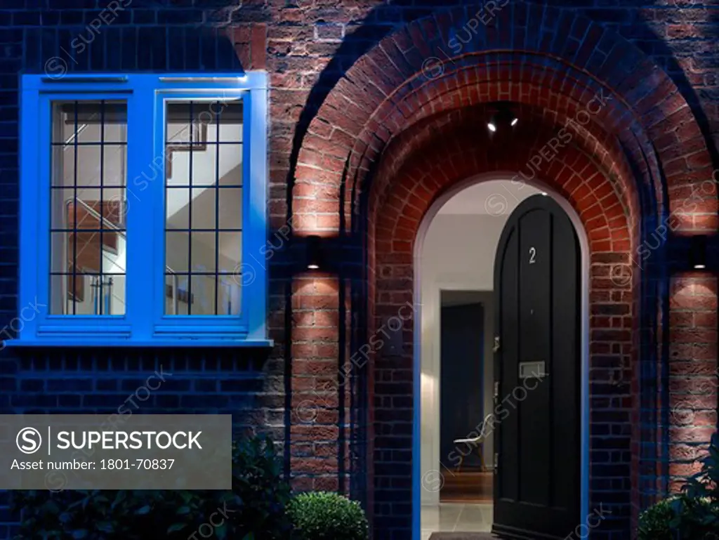 Entrance And Hall  Dusk - Coppice Drive  Refurbished Edwardian London Family House