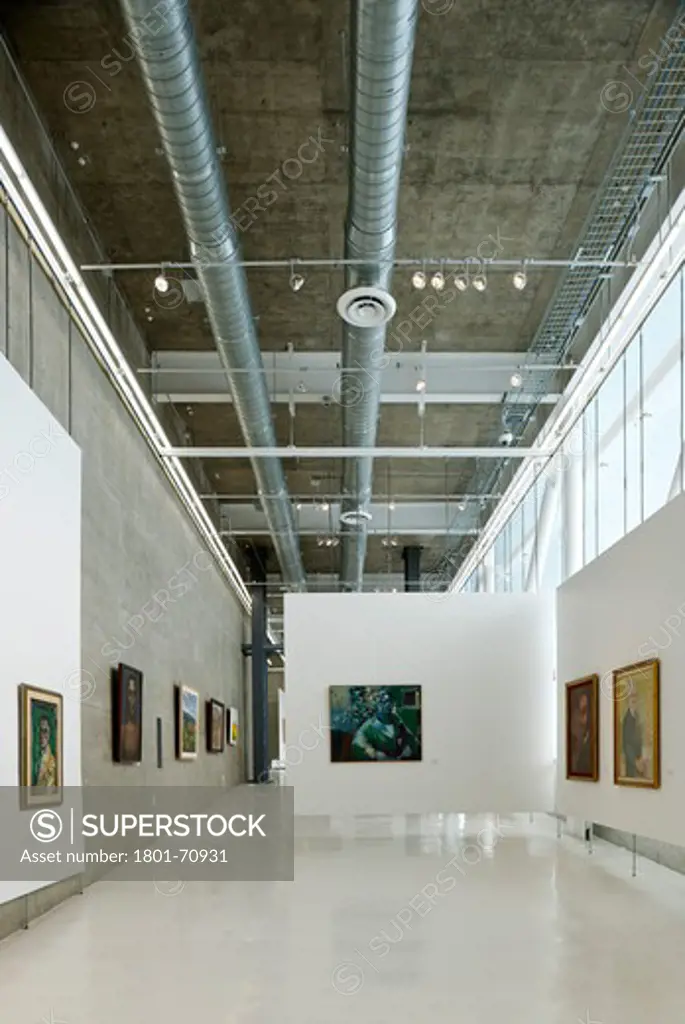 El Chopo Museum Mexico City Ten Arquitectos View Of Ascending Ramp In Exhibition Galery