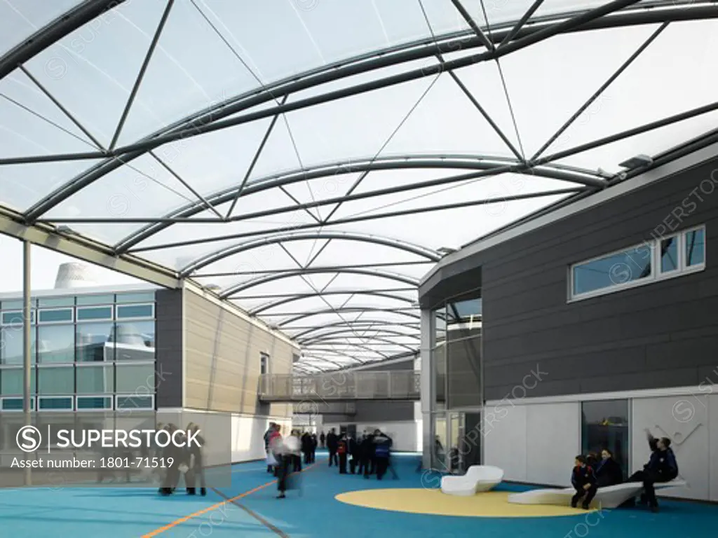 John Madejski Academy  Reading  Wilkinson Eyre Architects. Opened In Early 2008  It Was The First British Government Future Schools Example To Be Completed In The Uk. It Has Since Become The Design Benchmark For May Other New Government Schools  Academies And Institutes.