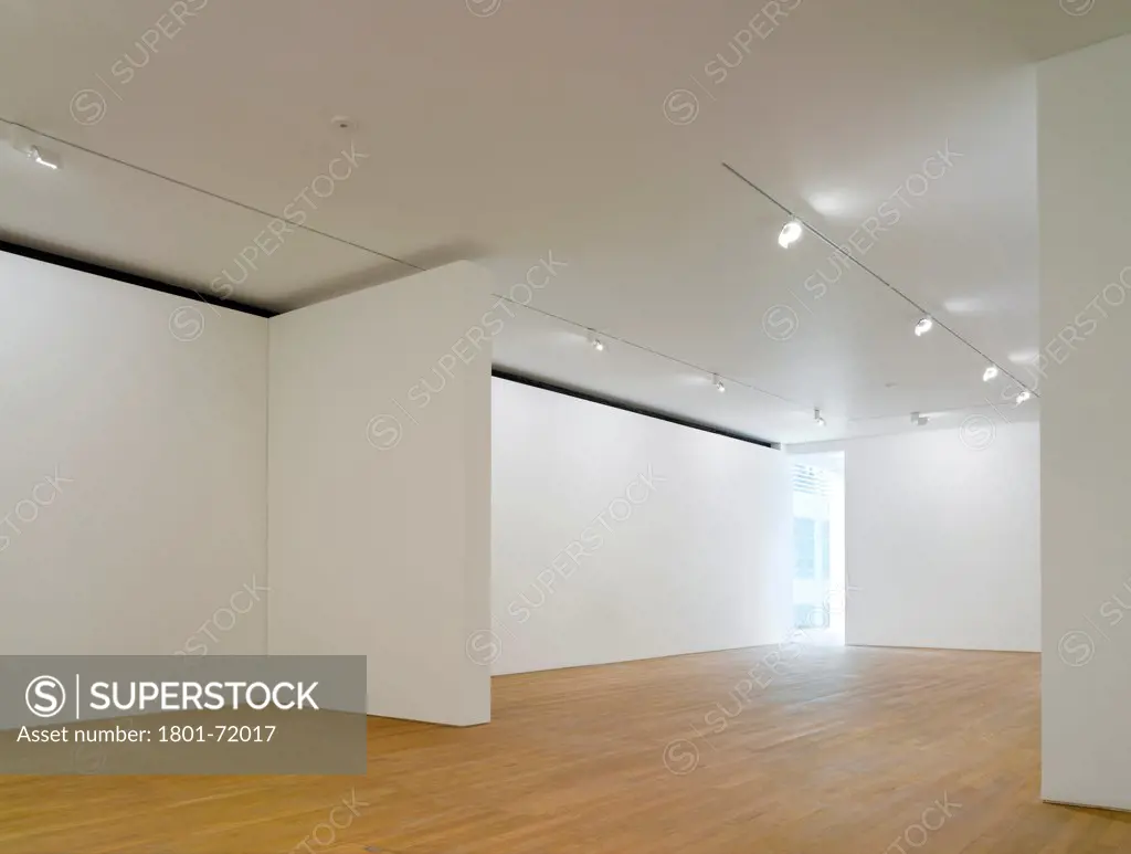Photographers' Gallery, London, United Kingdom. Architect O'Donnell and Tuomey and ADP, 2012. Interior view of empty gallery space.