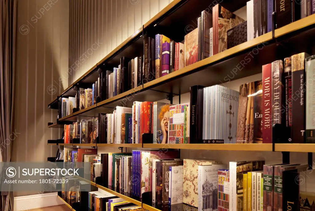 The Wallace Collection, London, United Kingdom. Architect Softroom Ltd, 2010. Book shelves.