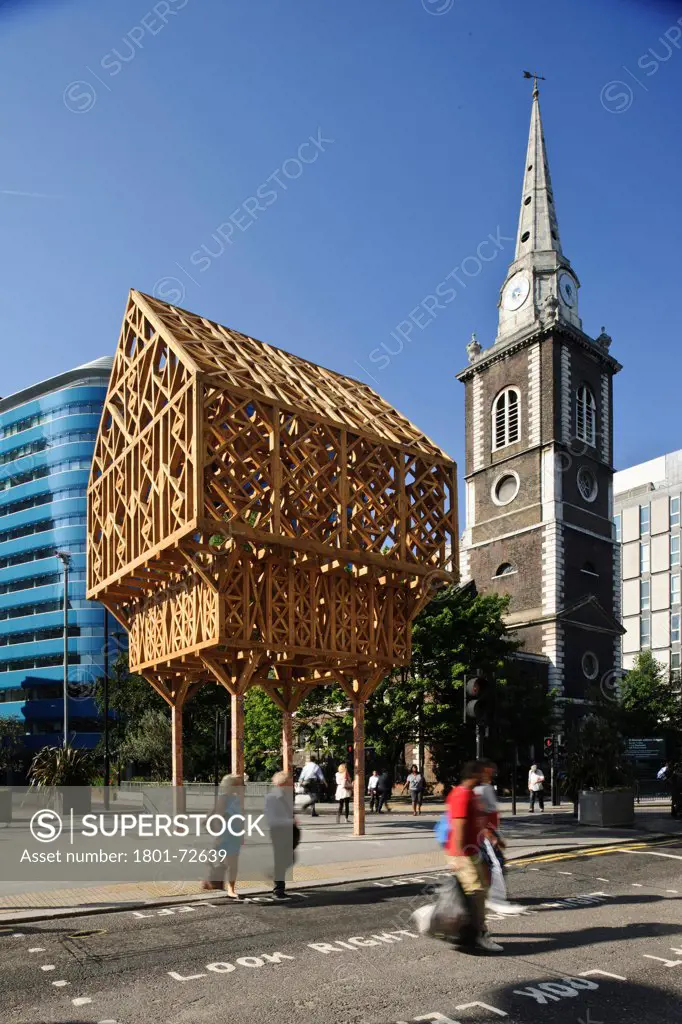 Paleys upon Pilers, London, United Kingdom. Architect Studio Weave, 2012. General day view.