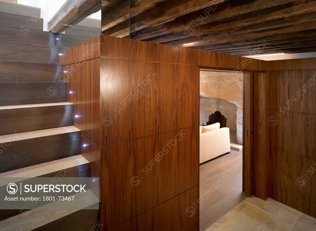 Home Farm, Home Conversion, Europe, United Kingdom, Gloucestershire, 2012, De Matos Ryan. Staircase.