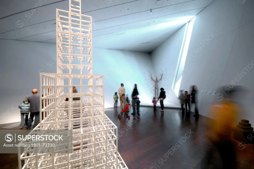 Extension to the Denver Art Museum, Studio Daniel Libeskind, Denver, Colorado, USA, 2006, view of the galleries