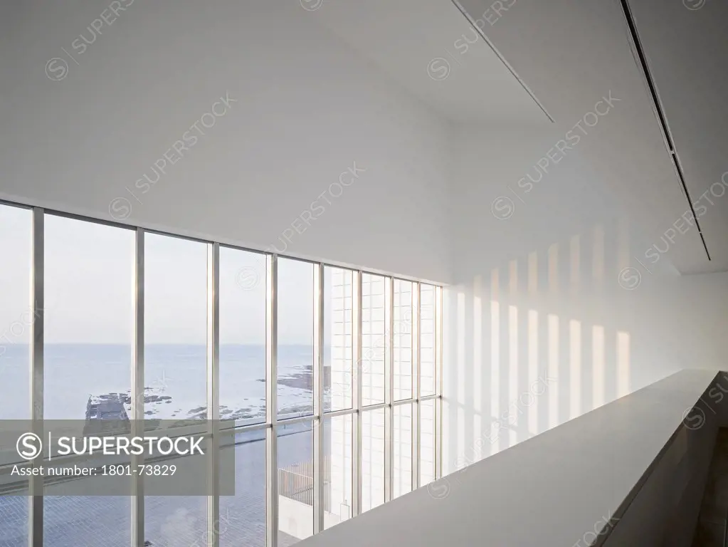 Turner Contemporary Gallery, Art Gallery, Europe, United Kingdom, Kent, 2011, David Chipperfield Architects Ltd. Upper floor looking out.