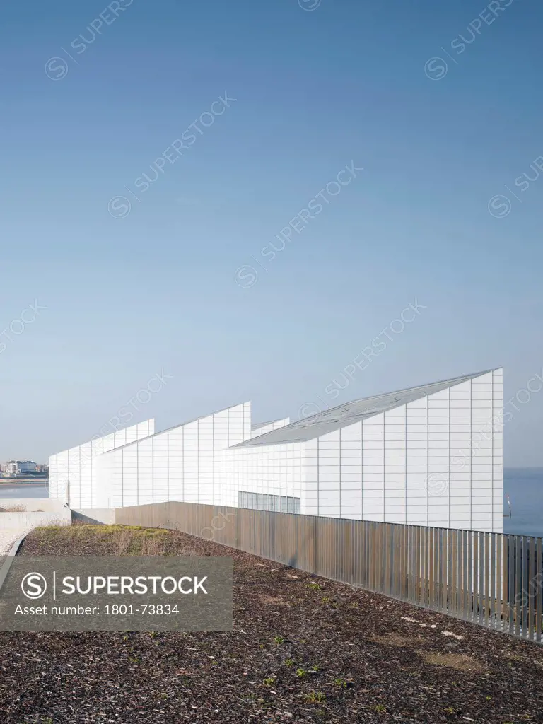 Turner Contemporary Gallery, Art Gallery, Europe, United Kingdom, Kent, 2011, David Chipperfield Architects Ltd. South elevation.