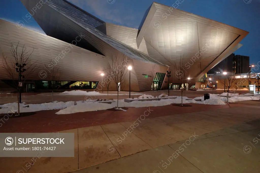 Extension to the Denver Art Museum, Frederic C. Hamilton Building, Denver, United States. Architect: Daniel Libeskind, 2006. External view.