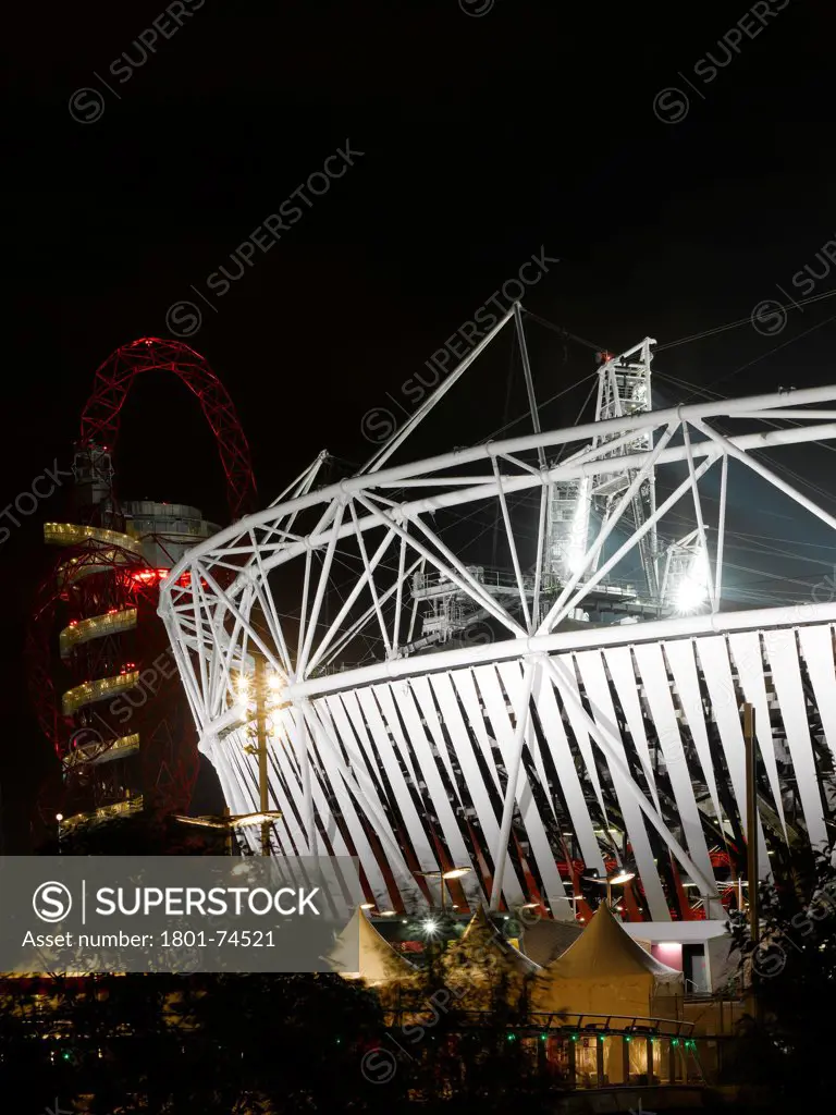 Olympic Stadium, London Olympics 2012, London, United Kingdom. Architect: Populous , 2012. Exterior.
