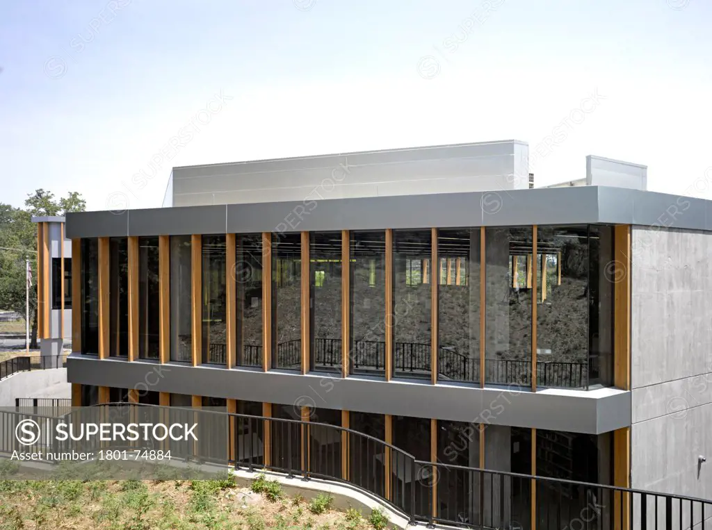 The William O. Lockridge/Bellvue Library, Washington, United States. Architect: Adjaye Associates, 2012. Rear view.