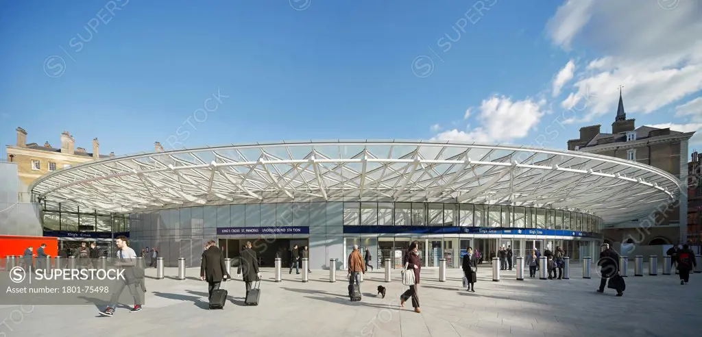 King's Cross Station, Railway Station, Europe, United Kingdom, , 2012, John McAslan & Partners. Exterior view of western concourse.