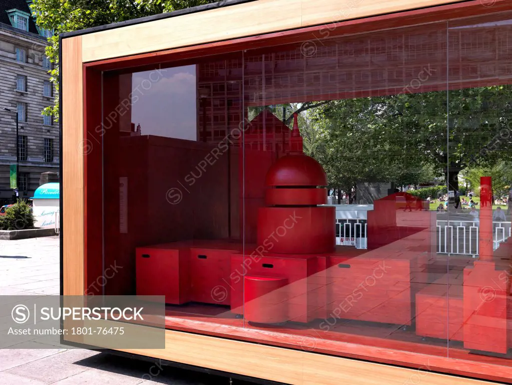 The London Dresser, London, United Kingdom. Architect: SOCA, 2012. Display case detail.