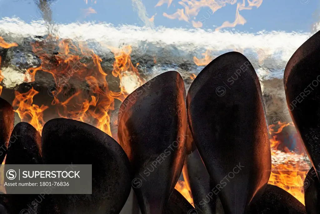 Olympic Cauldron, Art Installation, Europe, United Kingdom, , 2012, Heatherwick Studio. Abstract view.