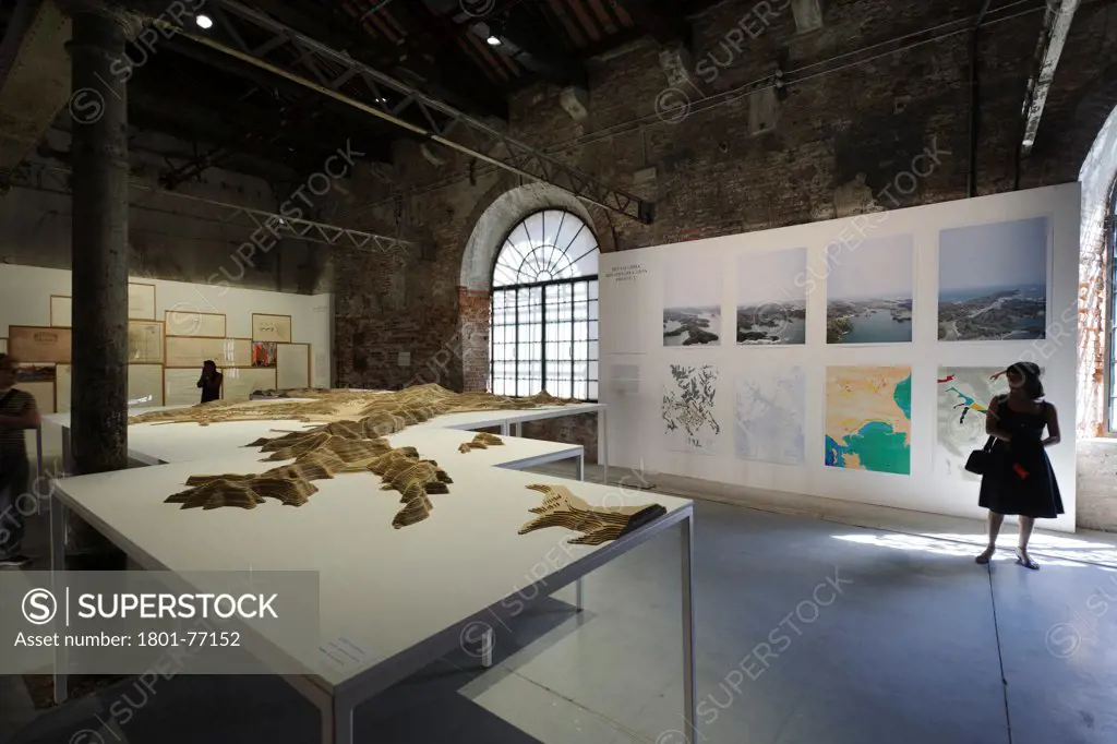 Venice Biennale 2012, Common Ground, Art Exhibition, Europe, Italy, , 2012, Various. SAANA installation of topographic model.