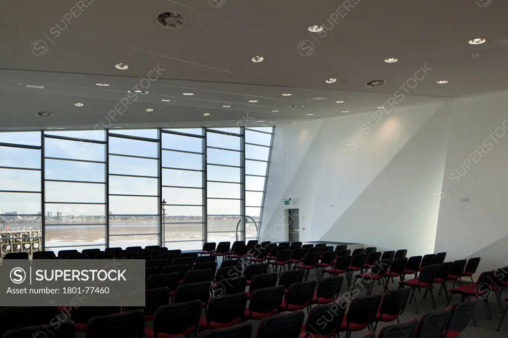Southend Pier Cultural Centre, Southend, United Kingdom. Architect: White Architects, 2012. Interior view of the main hall.