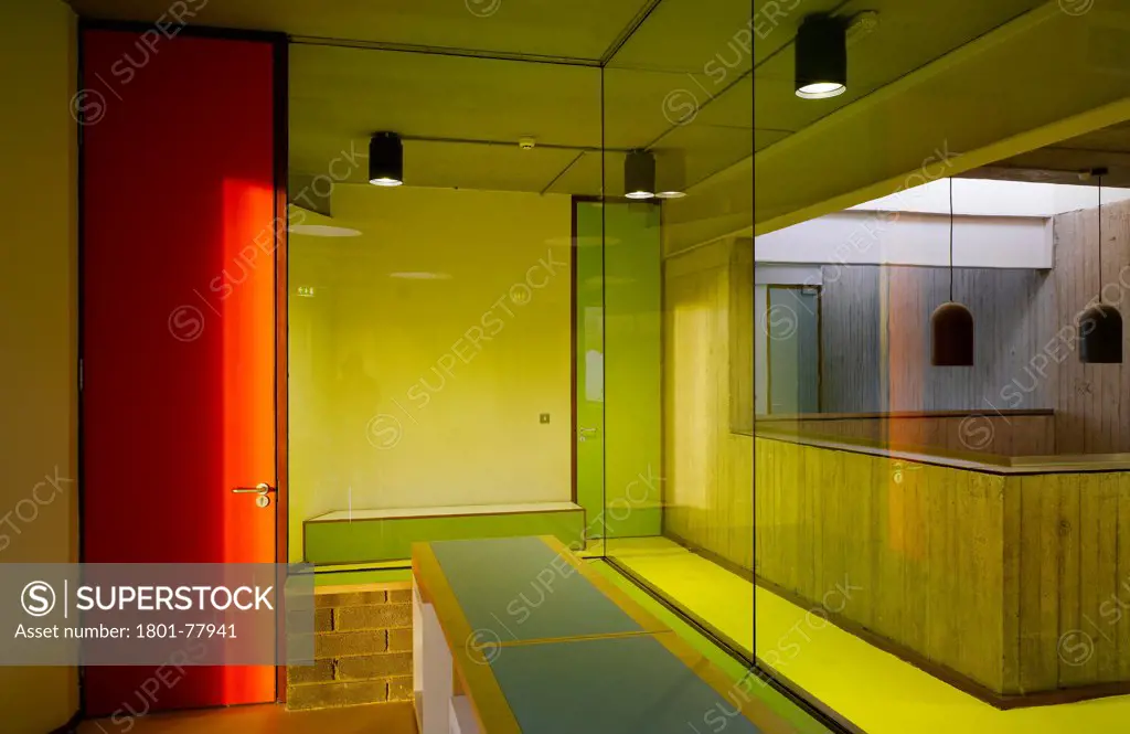 Showing glass wall