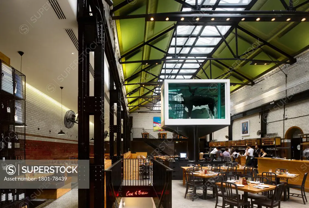 Tramshed, Restaurant, Europe, United Kingdom, , 2012, Waugh Thistleton Architects. View from entrance.