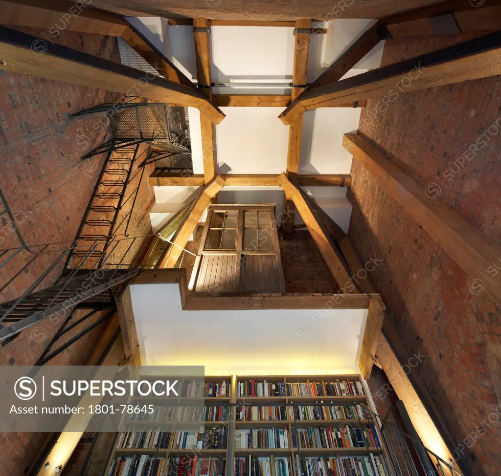 St Pancras Hotel, London, United Kingdom. Architect: Sir Giles Gilbert Scott With Richard Griffiths Arc, 2011. Upwards View In Library.