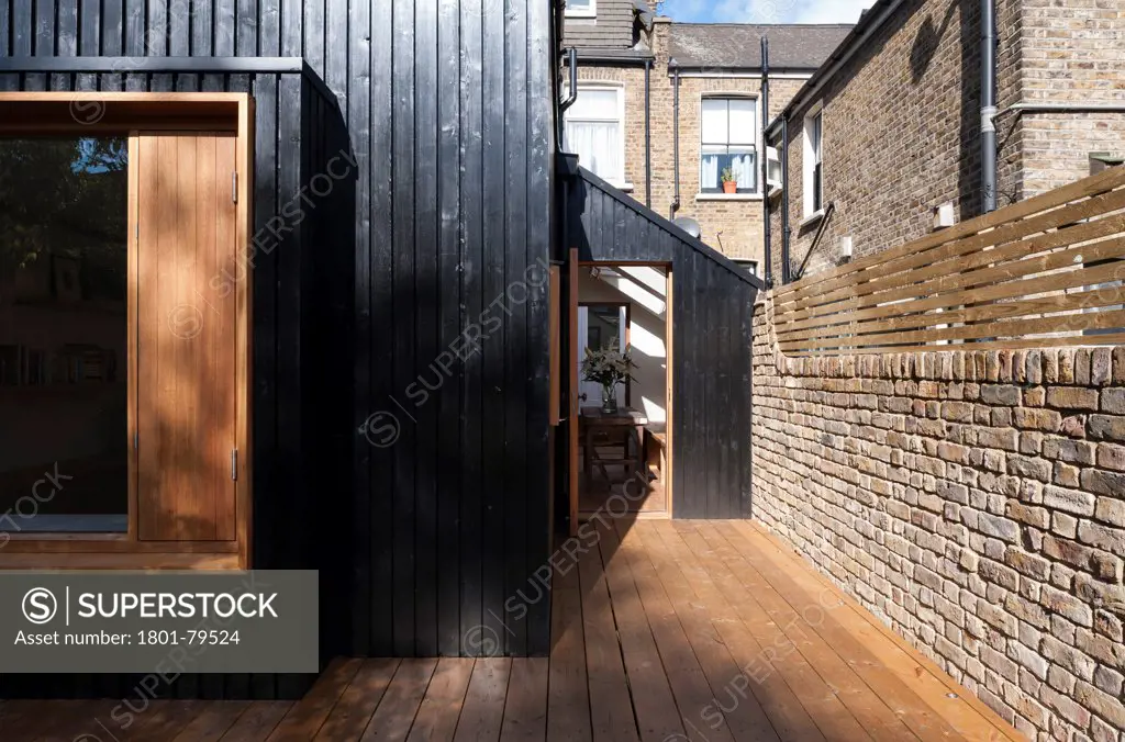 Victoria Road Private Home, London, United Kingdom. Architect: Ob-A, 2012. Detailed View Of Rear Extension.