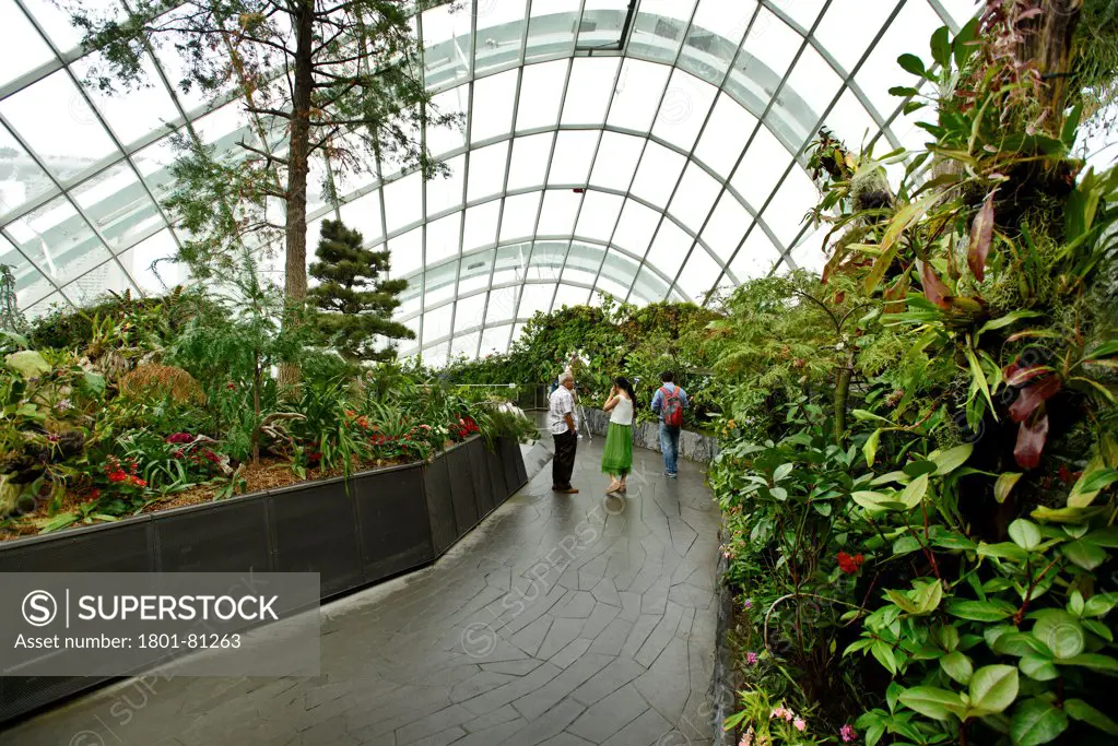 Gardens By The Bay, Singapore, Singapore. Architect: Wilkinson Eyre Architects, Grant Associates, 2011. Cloud Forest Dome.