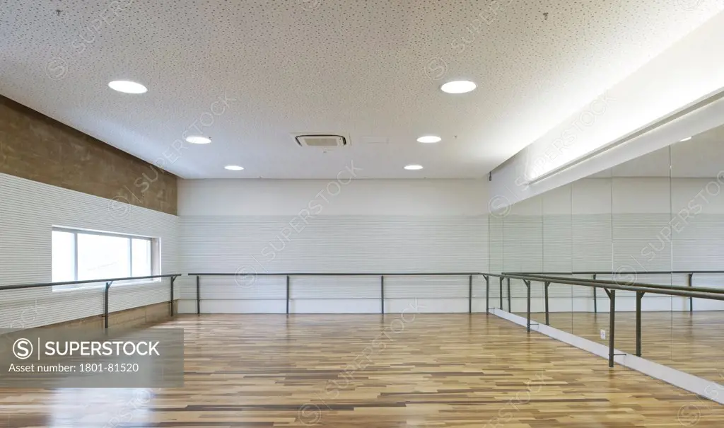 Praca Das Artes, Sao Paulo, Brazil. Architect: Brasil Arquitectura, 2012. View Of Empty Ballet Room.