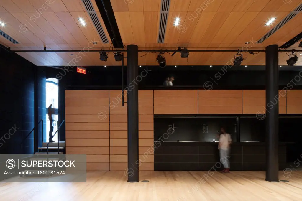 Phi Centre, Montreal, Canada. Architect: Atelier In Situ, 2013. Multifunctional Screening And Performance Room.