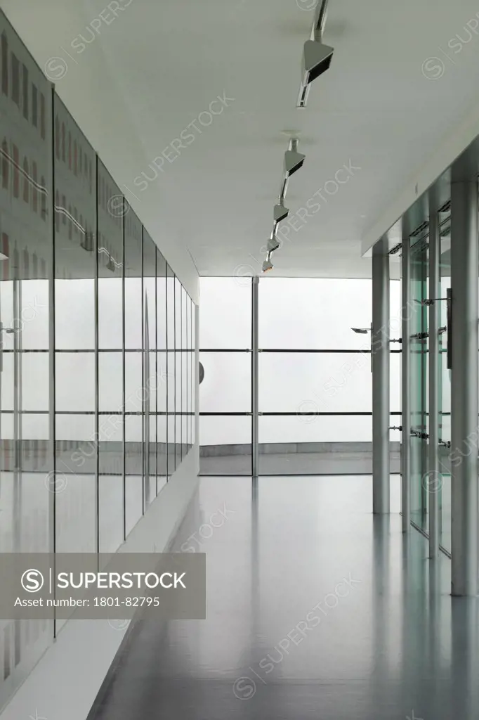 Ground floor corridor, Van Abbemuseum, Eindhoven, The Netherlands (architects: Abel Cahen)