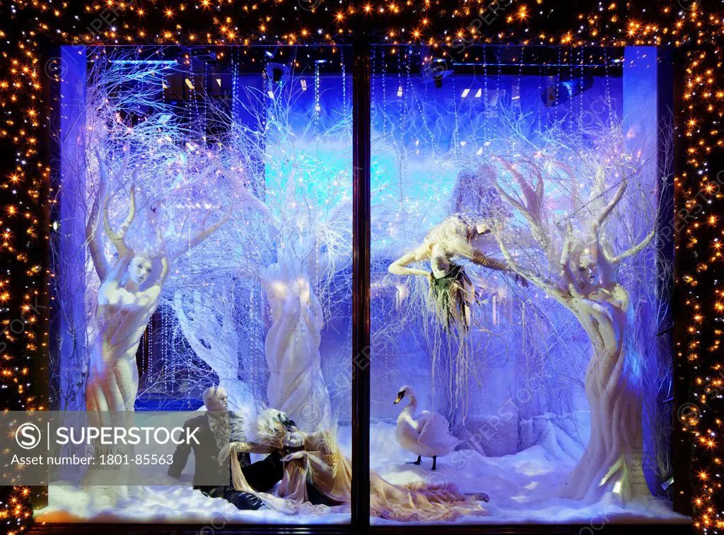 Harrods, Christmas Window Displays, London, United Kingdom. Architect Unknown, 2011. Window display.