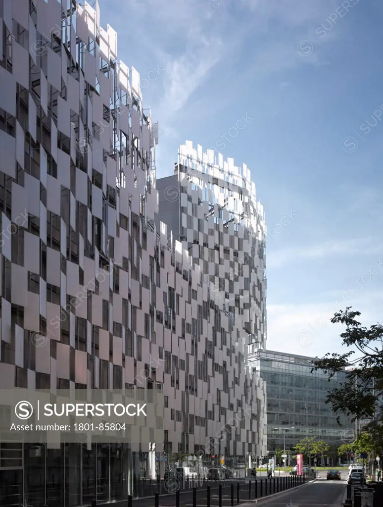 FRAC, Marseille, France. Architect Kengo Kuma, 2013. Overall Exterior View from rear.