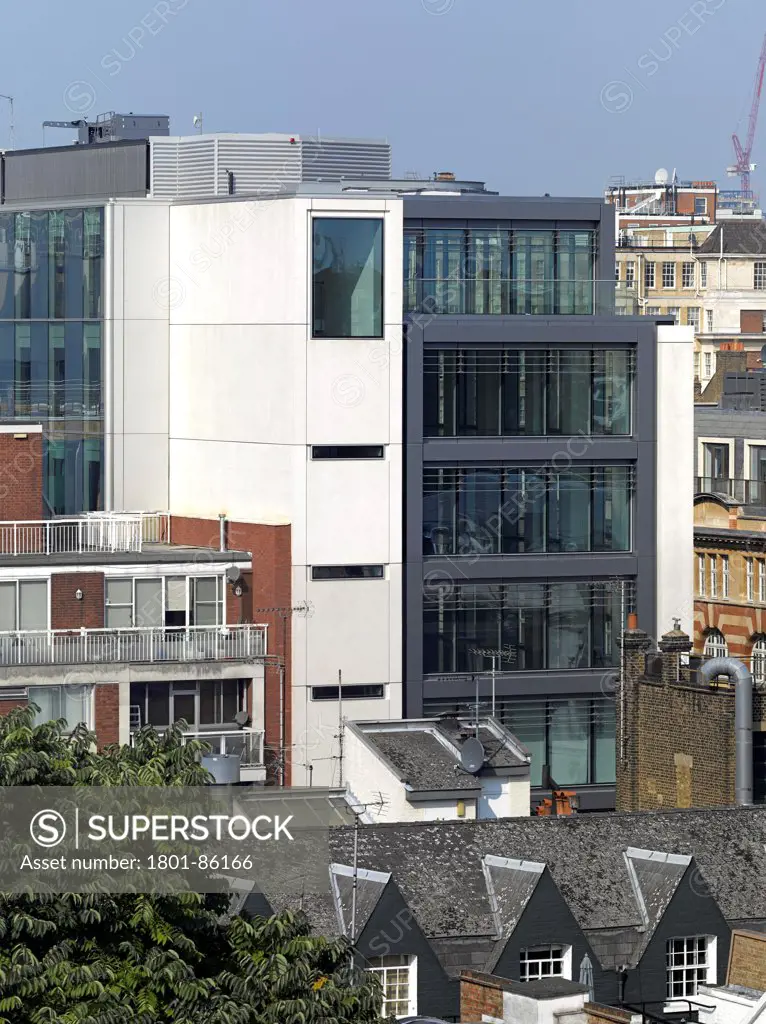 95 Wigmore Street, London, United Kingdom. Architect ORMS Architecture Design, 2013. Overall High level view.
