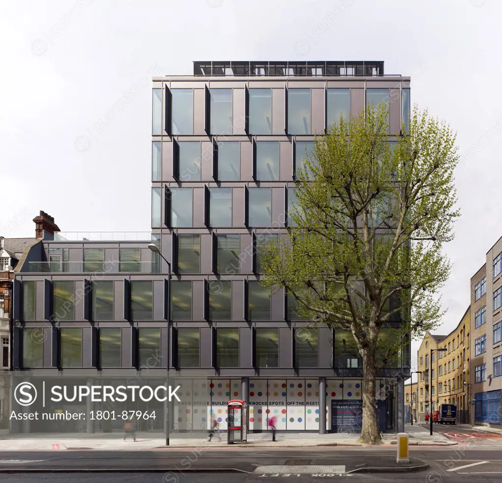 One Valentine Place, London, United Kingdom. Architect Stiff + Trevillion Architects, 2013. Street elevation.