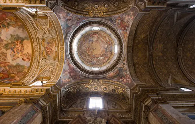 San Andrea Delle Fratte, Rome, Italy, Francesco Borromini, St. Andrea delle fratte rome ceiling.