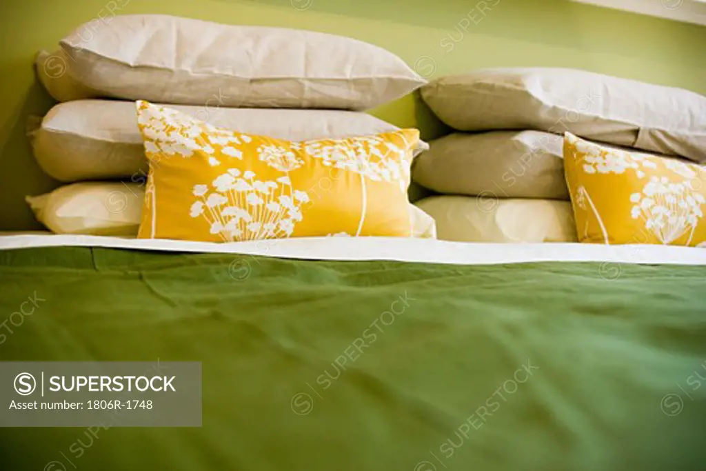 Detail of Bed sheets and Pillows