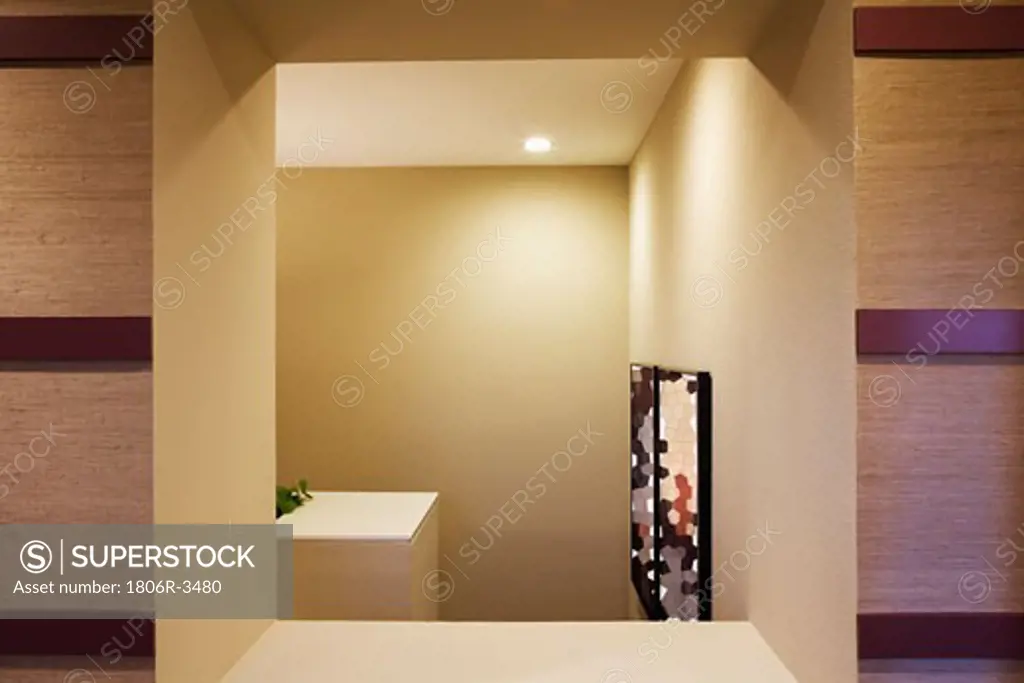 Interior Shot of Wall Cut Out in Contemporary Home