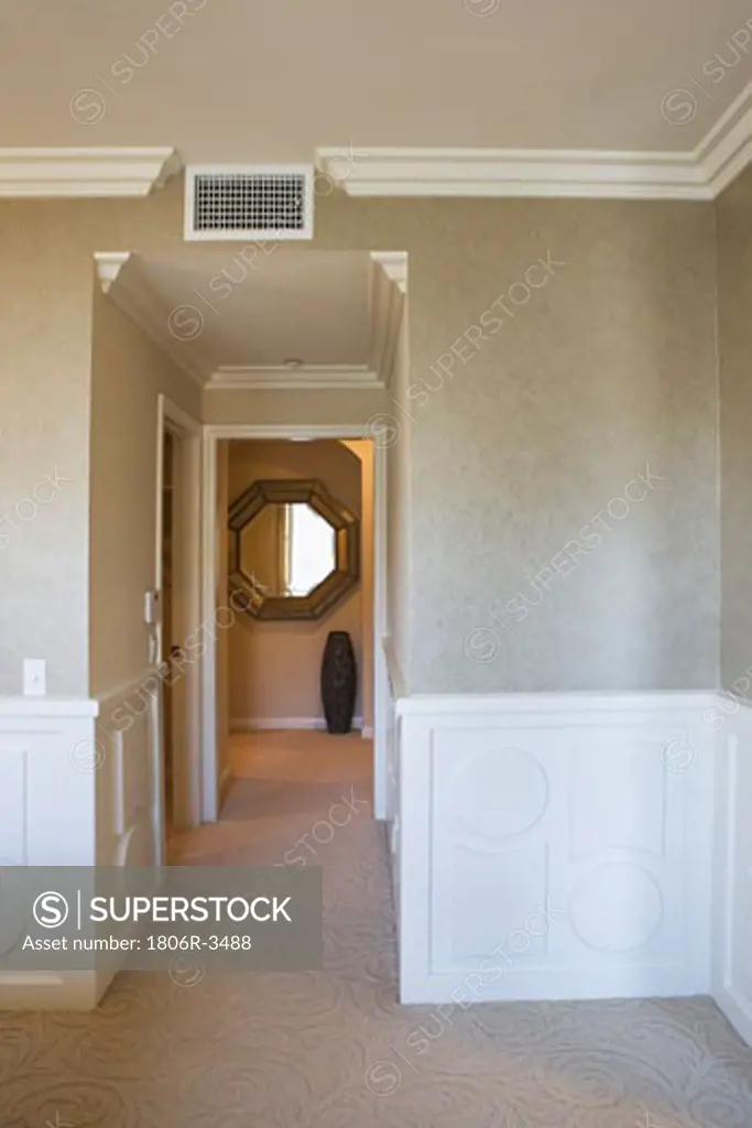 Hallway With Wainscotting